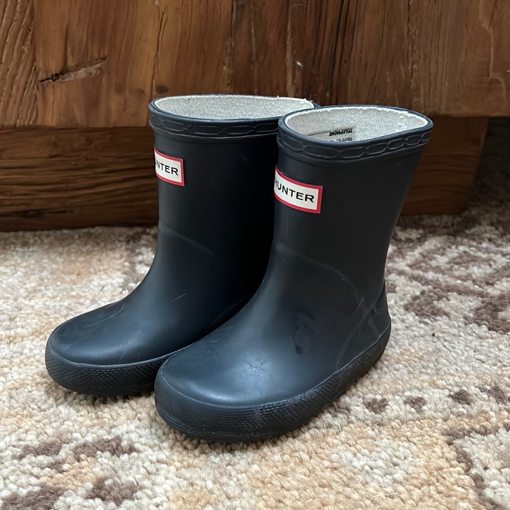 Hunter Rain Boots, toddler size 4